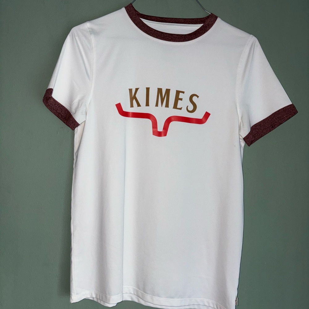 Kimes Ranch White and Red Short Sleeve Tee